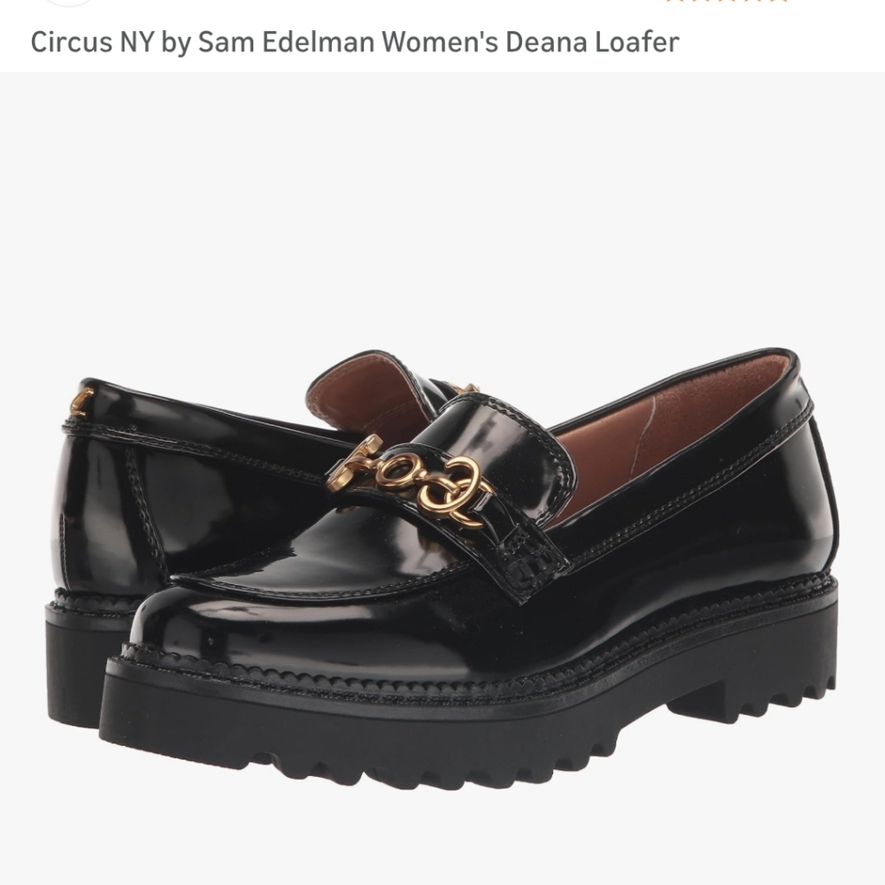 Circus By Sam Edelman Black Loafers